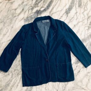 Vintage denim blazer